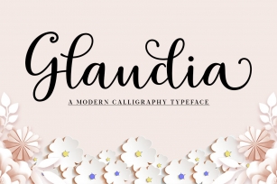 Glaudia Script Font Download