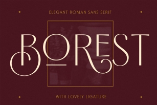 Borest - Elegant Roman Sans Serif Font Download