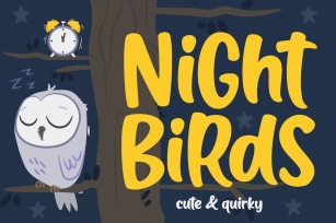 Night Birds Font Download