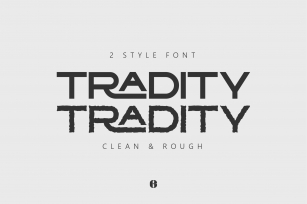 TRADITY | Dual Style Capital Font Font Download