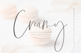 Creamy | Handwritten Font Font Download