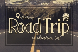 Road Trip an Adventurous Font Font Download