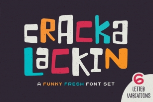Crackalackin Font Set Font Download