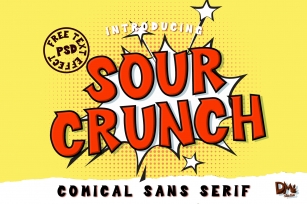 Sour Crunch - Comical Font Font Download