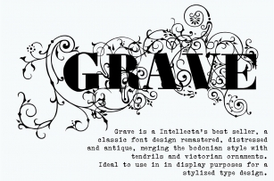 Grave Ornamental Font Download