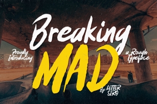 Breaking Mad Font Font Download
