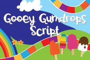 PN Gooey Gumdrops Script Font Download