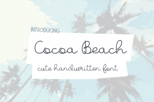 Cocoa Beach Font Download