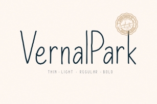 Vernal Park Font Download