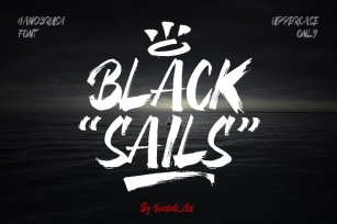 Black Sails | Hand Brush Font Font Download