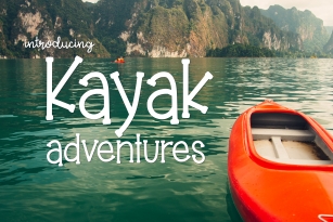 Kayak Adventures Font Download