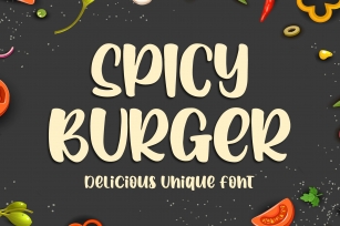 Spicy Burger - Delicious Unique Font Font Download