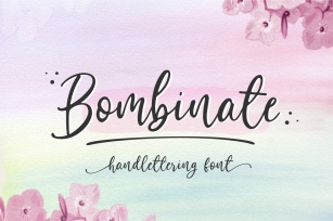 Bombinate  Handlettering Font Font Download