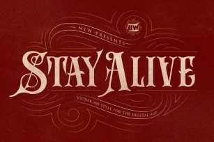 Stay Alive Typeface Font Download