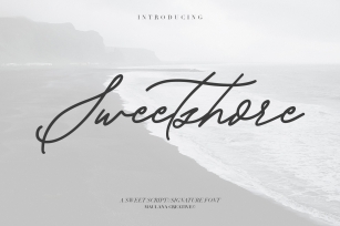 Sweetshore Casual Script Font Font Download