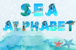 Sea Alphabet Font Download