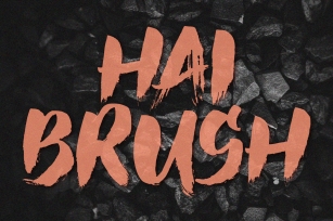 Hai Brush Font Font Download