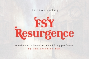 FSY Resurgence | Modern Classic Typeface Font Download