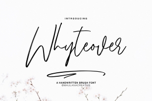 Whyteover Typeface Font Download