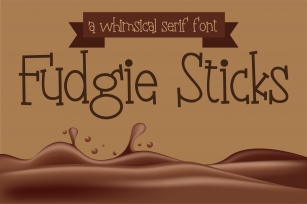 PN Fudgie Sticks Font Download