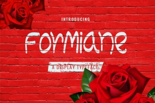 Formiane Typeface Font Download