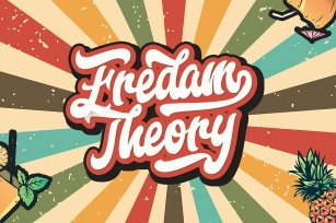 Fredam Theory - Retro Bold Script Font Font Download