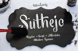 Suthejo Modern Typeface Font Download