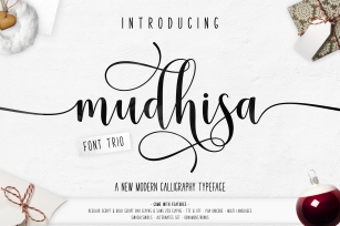 Mudhisa Script Font Trio Font Download