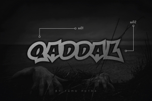 Qaddal Graffiti Font Font Download