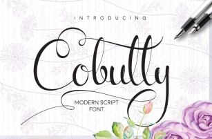 Cobully Font Script Font Download