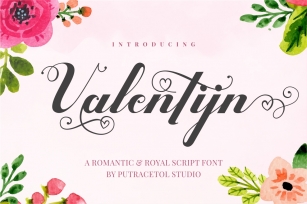 Valentijn - Romantic Font Font Download