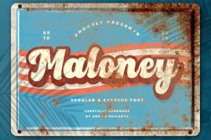 Maloney Font Download