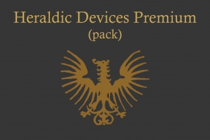Heraldic Devices Premium (pack) Font Download