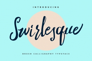 Swirlesque Typeface Font Download