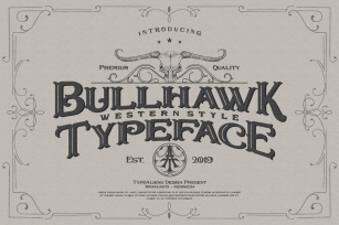 Bullhawk Layered Font Extra Font Download
