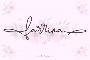 Farrina - Beautiful Script Font Download