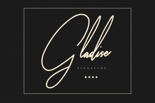 Gladise Signature Font Font Download