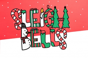Sleigh Bells - A Christmas Font Font Download