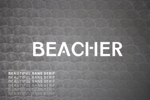 Beacher Sans Serif Typeface Font Download
