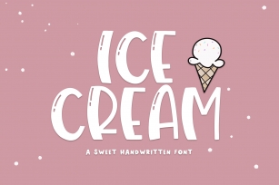 Ice Cream- A Handwritten Font Font Download