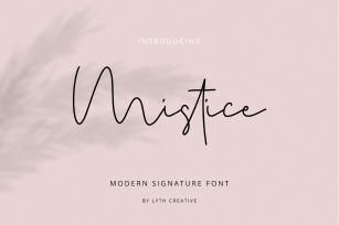 Mistice Signature Font Download