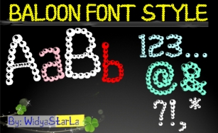 baloon font style Font Download