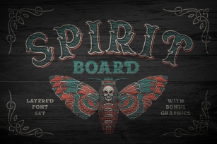 Spirit Board font set Font Download
