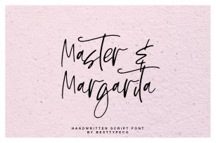 Master & Margarita Font Download