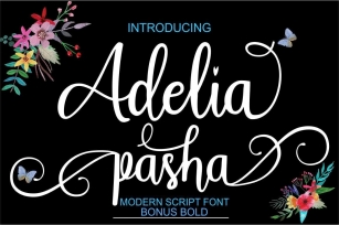 Adelia pasha Font Download