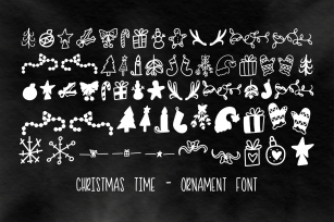 Christmas Time - Ornament Font Font Download