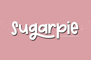 Sugarpie - A Quirky & Chunky Handwritten Font Font Download