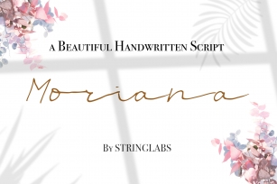 Moriana - Handwritten Script Font Font Download