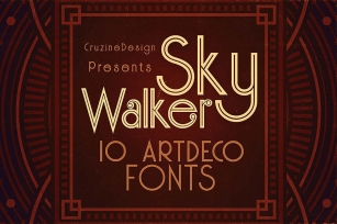 Skywalker - ArtDeco Typeface Font Download