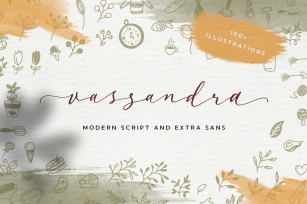 Vassandra Modern Script Font Download